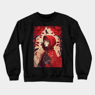 Fairytale Heroine : Red Riding Hood Crewneck Sweatshirt